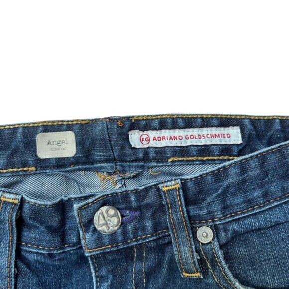 AG Adriano Goldschmied Angel Boot Cut Jeans Blue Size 26 - Picture 6 of 9